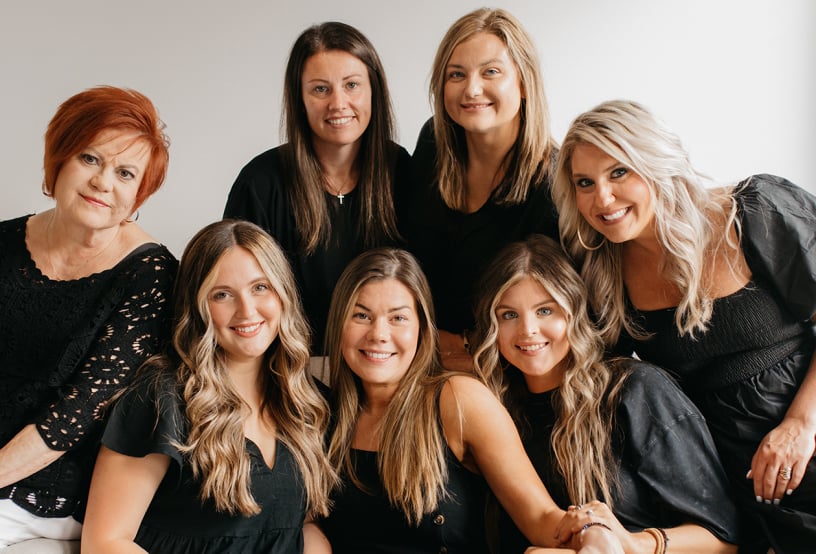 roots salon team group photo